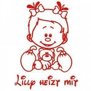 Auto-Aufkleber mit Namen