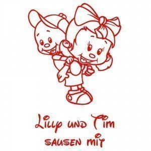 Auto-Aufkleber mit Namen