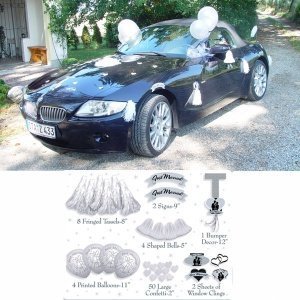 Auto-Dekoset Ganz in weiß