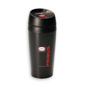 Autobecher Edelstahl schwarz 400 ml