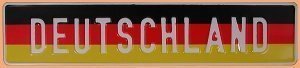 Autokennzeichen Deutschland geprägt mit 