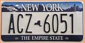 Autokennzeichen aus Big Apple New York C