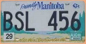 Autokennzeichen aus Canada Bundesstaat M
