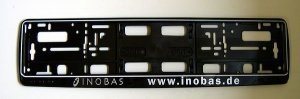 Autozubehör Kennzeichenrahmen, schwarzer
