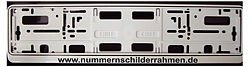 Autozubehör Kennzeichenrahmen, weißer Ku