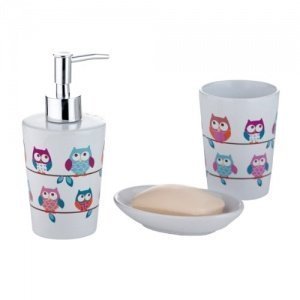 Axentia Bad Set Eule Keramik