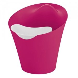 BA BA BIN & BAG Papierkorb PINK/weiß