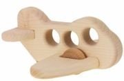 BAJO Holzspielzeug - Flugzeug natur