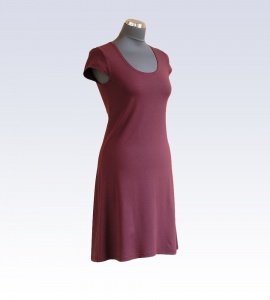 BASIC KURZARM-KLEID
