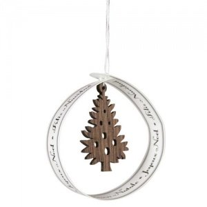 BAUM-LOOP Weihnachtsgrußkarte - TANNE