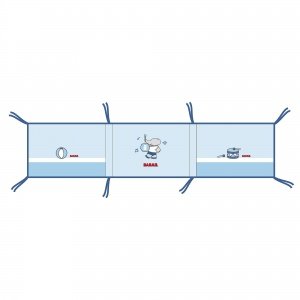 Babar Musicien Nestchen blau