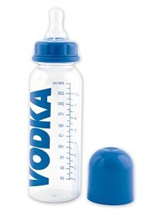 Baby Flasche Vodka 