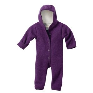 Baby Overall Wolle pflaume (Disana Walko