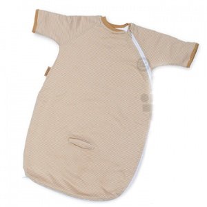 Baby Schlafsack mit Gurtschlitz braun