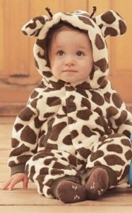 Baby Strampler Giraffe