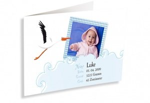 Baby- und Taufkarte Breit