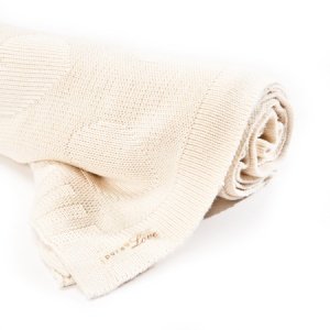 Babydecke Bambusfasern Strick