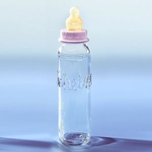 Babyflasche als Spardose für Scheine