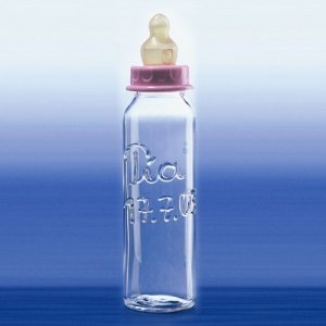 Babyflasche mit Vornamen und Geburtsdatu