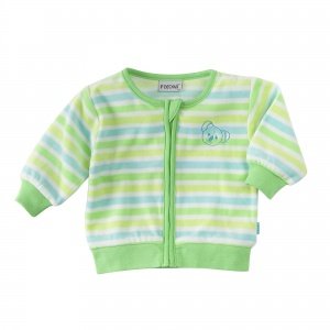 Babyjacke grün ringel