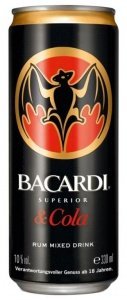 Bacardi & Cola Longdrink 0,33 Liter Dose