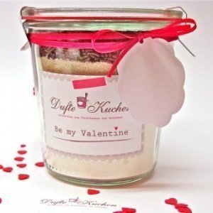 Backmischung im Weckglas Be my Valentine