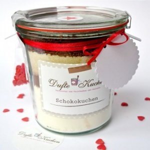 Backmischung im Weckglas Schokokuchen