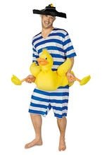 Bade-Ente-Reif Herren-Kostüm gelb