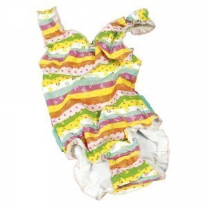 Badeanzug m. Windel gelb