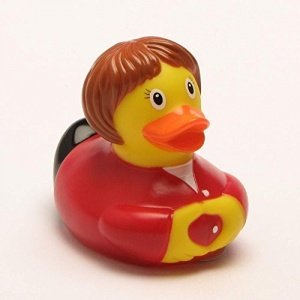 Badeente Angela Merkel