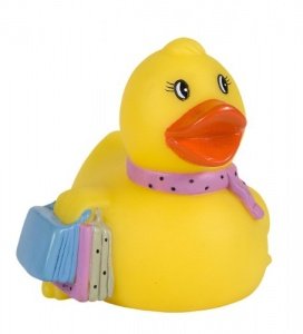 Badeente Shopping-Queen
