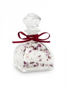 "Flacon de Sel" Badesalz mit Rosenblätte