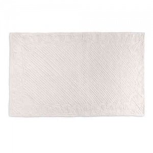 Badezimmermatte -Calanque-, weiß, Marine