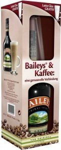 Baileys mit Latte-Glas