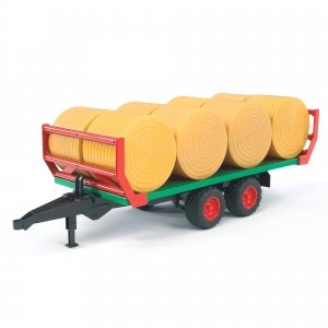 Ballentransportanhänger mit 8 Rundballen