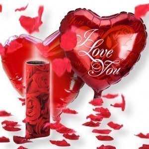 Ballon-Set Bed of Roses