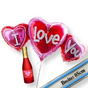 Ballon-Set Ich liebe Dich