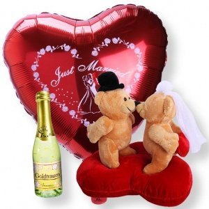 Ballon-Set Just Married