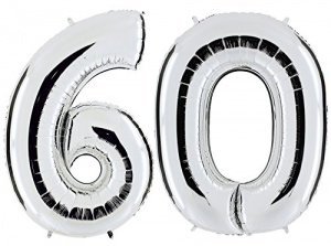 Ballon Zahl 60