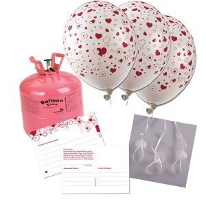 Ballonstart-Set Hochzeit, maxi