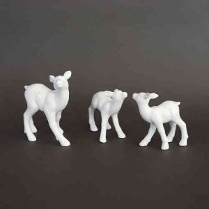 -Bambi- 3er-Set, Porzellan, Cor Mulder