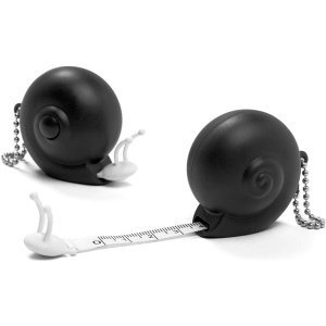 Bandmaß Schneckenhaus (Dunkelgrau)