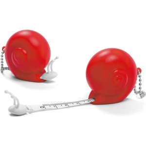 Bandmaß Schneckenhaus (Rot)