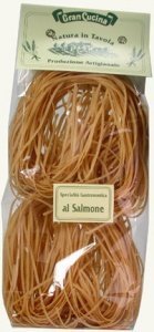 Bandnudeln mit Lachs, 250g