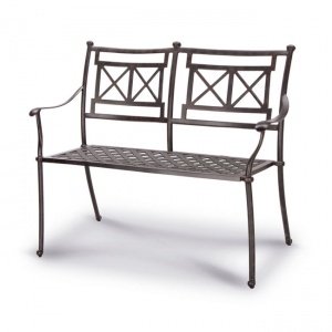 Bank Antigua 2-Sitzer bronze