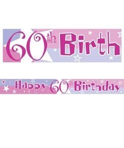 Banner *Pink Party 60*