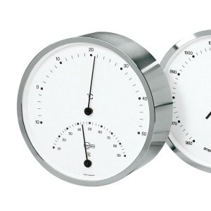 Barigo Thermo- Hygrometer silber