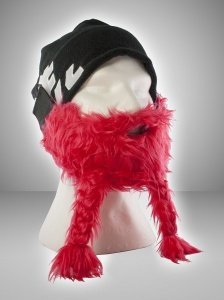 Bartmütze - Red Viking mit Stern