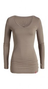 Basic Baumwoll Longsleeve