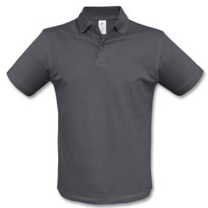 Basic Polo dunkelgrau